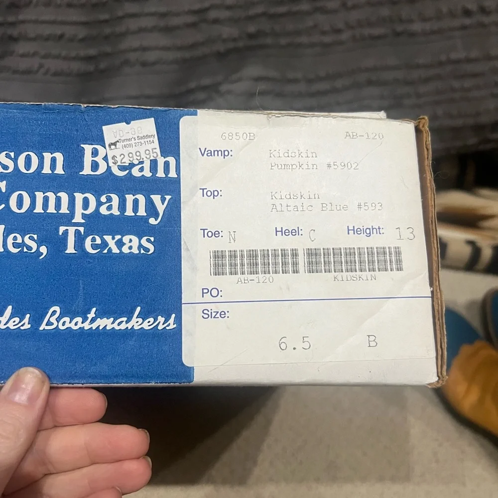 Vintage custom made Anderson Bean ladies cowboy boots 6.5B - Picture 10 of 10
